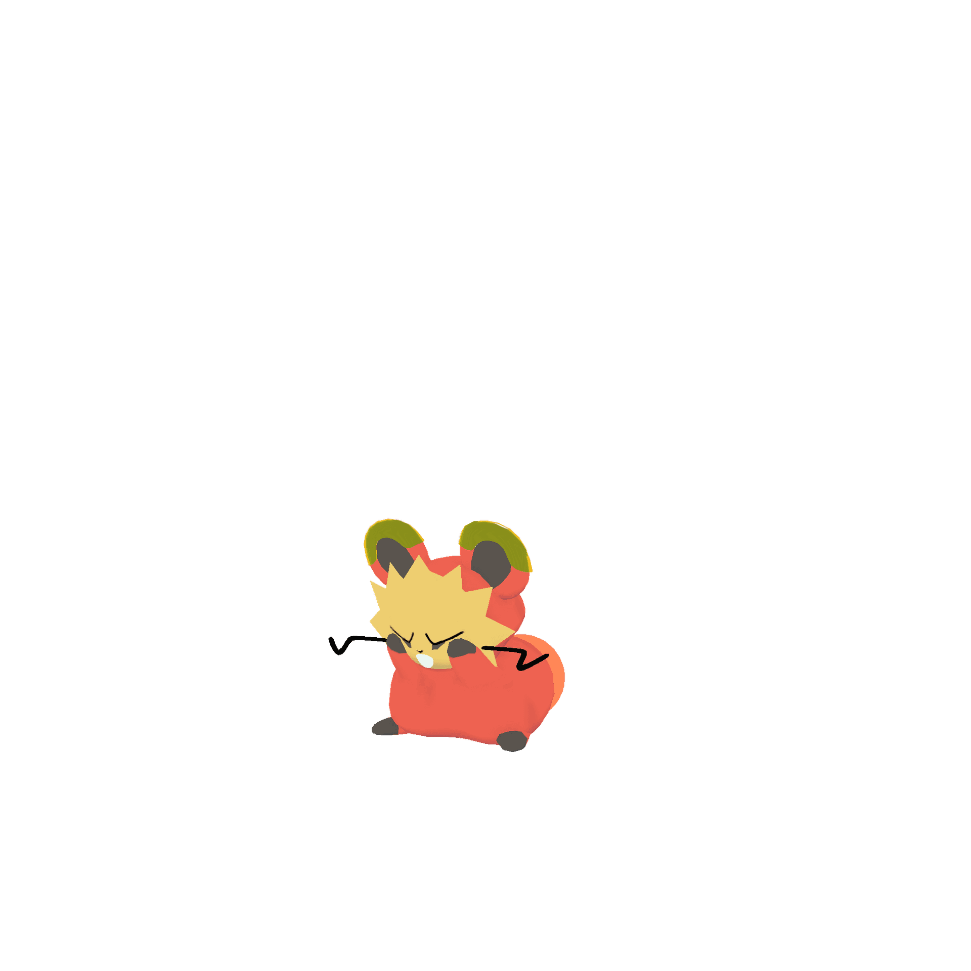 Hampins 3D Render