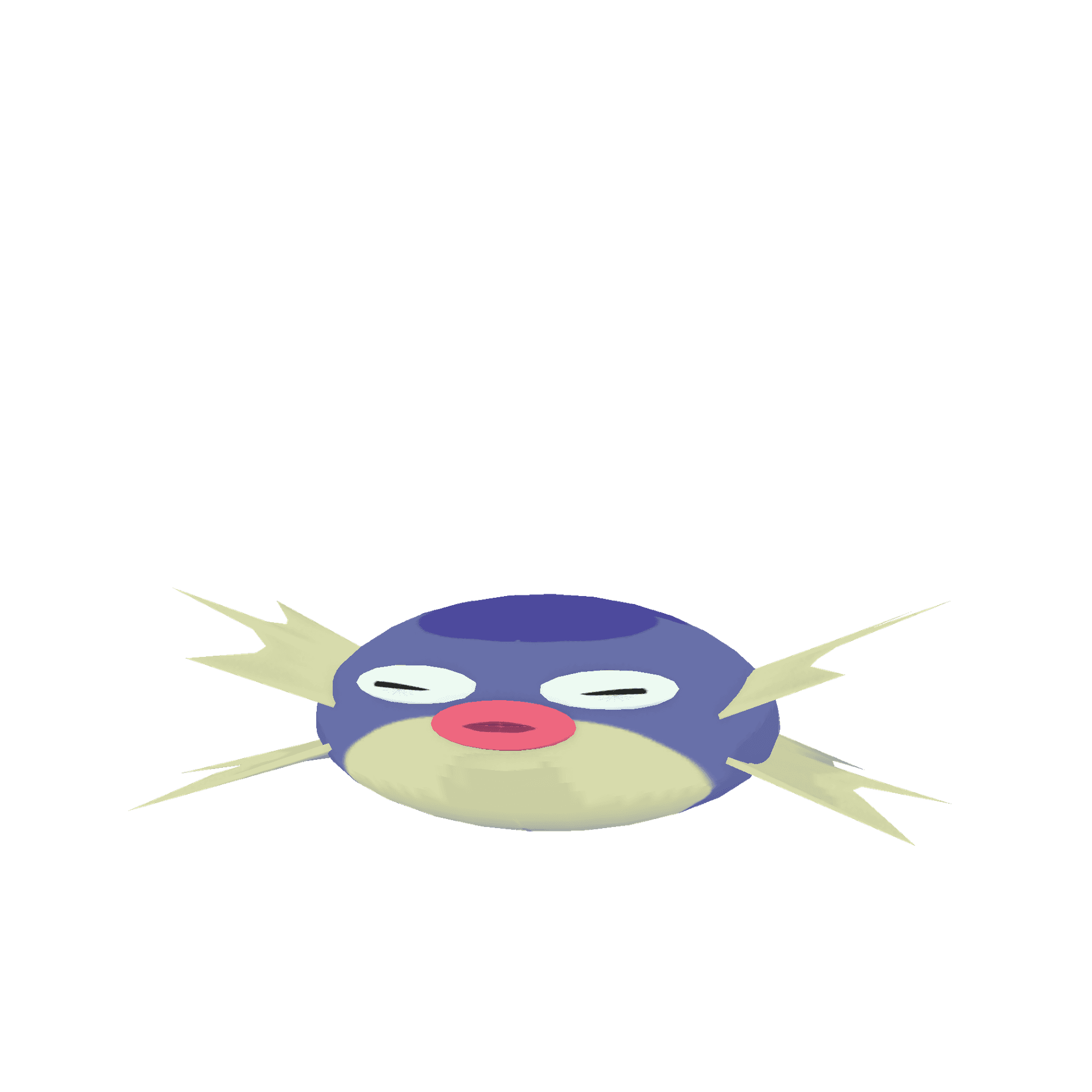Spikefish 3D Render
